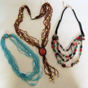 Vintage Bodl Beaded Necklaces - 3